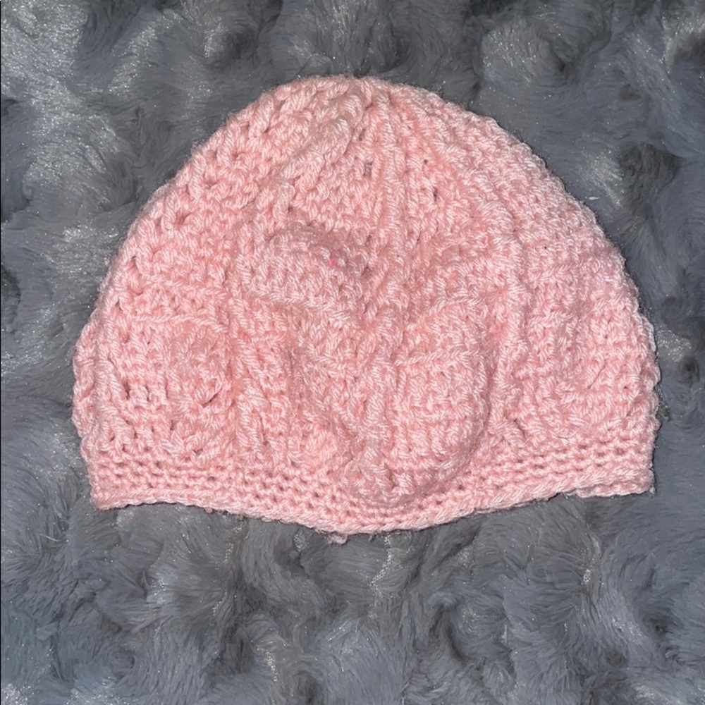 Kids Pink Beanie